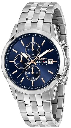 Sector No Limits Orologio Uomo, Cronografo, Analogico, Collezione 660 - R3273617005