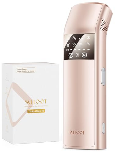 SALLOOT Laser Hair Removal Device, 25J Triple-Pulse IPL Hair Removal Device, 4X Large Sapphire 3°C Ice Cooling, Permanent Lazer Hair Removal for Women and Men