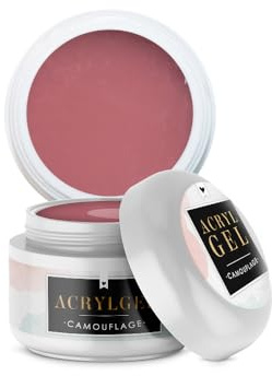 Acrylgel für Nägel 15ml, Camouflage Nude Make Up, Sanfter Hautton für natürliche Nagelbettabdeckung, Modellage ohne Geruch, Kein Verlaufen, Made in Germany, Lynis-Nailshop.de