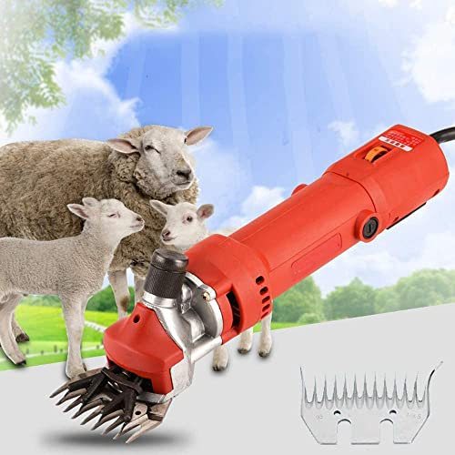 HUIBBGO Tondeuse à Moutons 500 W Tondeuse électrique Toilettage pour Animaux de Compagnie Cisailles à Laine électriques Cisailles à Poils de Cheval Coupe de Cheveux pour