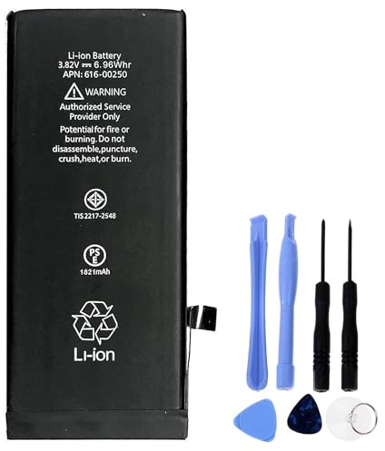 ELLENNE - Batterie compatible avec iPhone 8 1821 mAh avec kit de démontage | Batterie pour iPhone 8 de 1821 mAh avec kit d'outils pour le démontage