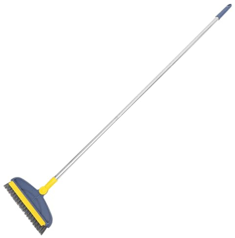 Alipis Cepillo para Fregar Pisos con Mango de Limpieza Escoba Limpiadora de Pisos Multiusos para Barrer y Limpiar Suelos de Interior