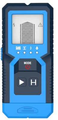 kivrimlarv Trova perni da parete – Display elettronico di precisione LCD | Deep Scan Stud Finder Metal Locator per cartongesso tubo elettrico travetti umidità cemento ristrutturazione casa