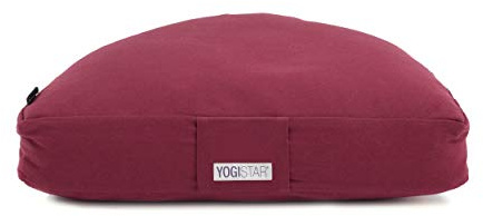 Yogistar Meditationskissen - Halbmond 41 x 22 x 12 cm, Bordeaux