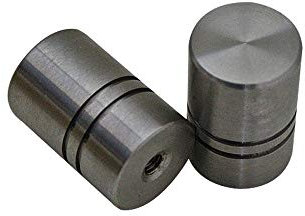 Möbelknopf Schubladenknopf massiv Edelstahl Durchmesser 18mm Schrankknopf Möbelknauf Möbelbeschlag rund Kommodenknopf Türknopf