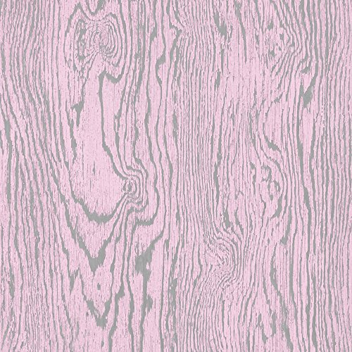 Ugepa J65006 Papier peint intissé Motif bois Rose