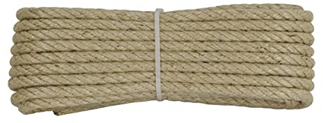 Corderie Italiane 006002116 Corda Juta, 8 mm, 10 mt, naturale