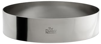 Fat Daddio's SSRD-8020 Stainless Steel Round Cake & Pastry Ring, 8 x 2 inch