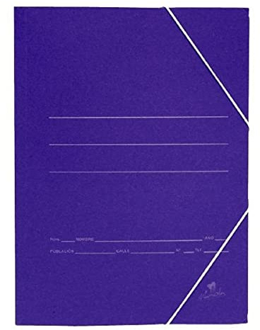 Mariola 944819 - Carpeta de cartón, folio, color azul