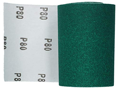 Aluminium Oxide 5m x 115mm Sanding Roll Sheet Paper Medium 80 Grit Sandpaper