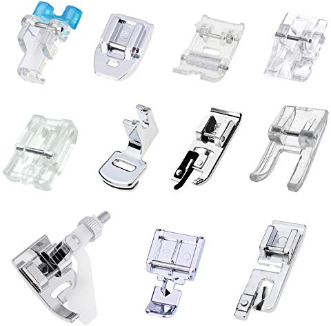 ZKSM 11 piedini premistoffa, kit di piedini premistoffa per macchina da cucire, accessori di ricambio per macchine da cucire Brother, Singer, Janome, Toyota, Brother, Babylock, Janome, Elna