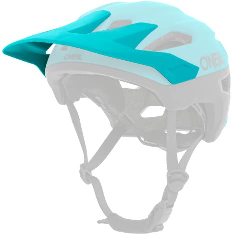 O'NEAL | Ersatzschirm Fahrradhelm | MTB All-Mountain | Ersatzteil für den Trailfinder Helm Split | Spare Visor Trailfinder Helmet Split | Erwachsene | Petrol | One Size
