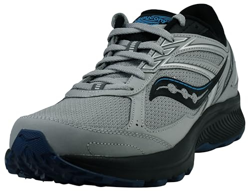 Saucony Men's Cohesion TR14 Trail Running Shoe, Alloy/Cobalt, 10.5