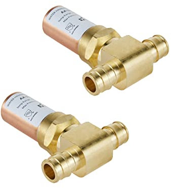 2-Pack EFIELD Water Copper Hammer Arrestor MH-210 Pex-A Expansion 1/2-inch Tee Connection, ASTM F1960
