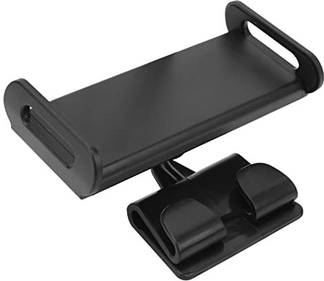 Ymiko Reemplazo del Soporte del Asiento Trasero para Modelo 3 Y, Soporte de la Tableta del Reposacabezas del Coche Negro Giratorio de 360 ​​° Soporte del Teléfono del Asiento