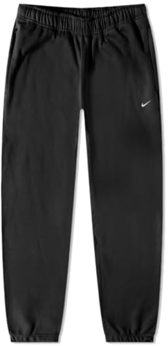 Nike DX1364-010 Solo Swoosh Pants Men's Black/White Size M