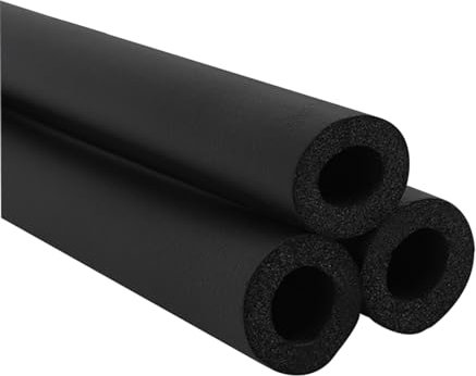 3pcs Rohrisolierung PE Schaum Isolierung Rohrisolation Dämmung Heizungsrohre Heizung, Flexibel/Frostschutzmittel/Flammschutzmittel(ID: 25mm/1in)
