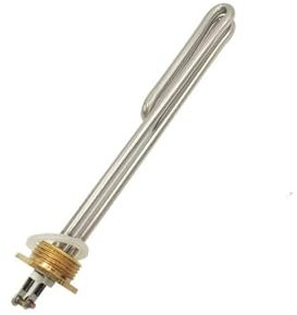 LVSELINGI DN25 Heating Element 220V Electric Immersion Tubular Heater for Water Tank Boiler 2KW/3KW/4KW Cheerfully(220V 3KW 250mm)