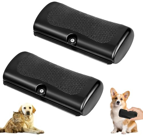 2 Pièces Brosse sublime poil chien,Brosse Pour Chiens et Chats,Deshedding pour chiens et chats,Avec poignée confortable,Pet Care Brush à Poils Courts Et Longs ﻿