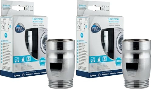 CARE+PROTECT Anticalcaire Magnétique pour Lave-Linge et Lave-Vaisselle - Universel - Élimine le Calcaire et Réduit les Consommations d'Energie - Prolonge la Durée de vie de la Machine - 1 unité