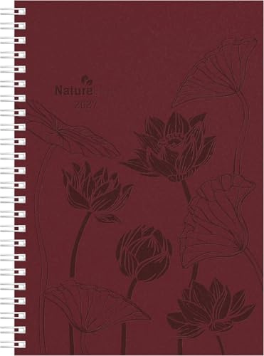 Wochenplaner Nature Line Flower Ringbuch 2027: Buchkalender A5 (15x21 cm) - Wochenplaner mit 4-sprachigem Kalendarium, Monatsübersicht & Notizbereich, für Beruf, Schule & Alltag | Buchkalender A5 (15x21 cm) - Wochenplaner mit 4-sprachigem Kalendarium, Monatsübersicht & Notizbereich, für Beruf & Alltag