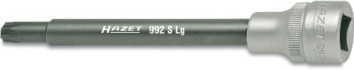 Hazet 992SLG-T45 Douille mâle carré creux 12,5 mm torx intérieur Taille T 45