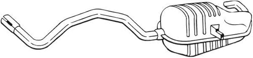BOSAL Endschalldämpfer 280-819 | Kompatibel mit: RENAULT GRAND SCÉNIC II, MEGANE II, MEGANE II Coupé-Cabriolet, MEGANE II Hatchback Van