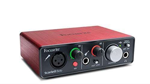 Focusrite - Scarlett solo interface audio usb 2.0