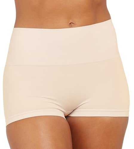 Spanx Shapewear Boyshorts pour Femmes, Culottes de Contrôle du Ventre à Modeler au Quotidien, Soft Nude, XL