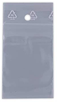 lot de 500 Sachets 40 x 60 mm fermeture zip Transparent. Sachet fermeture zip 50u sac plastique compatible alimentaire et congélation de marque UNIVERS GRAPHIQUE REF UGS01-500 facture TVA déductible