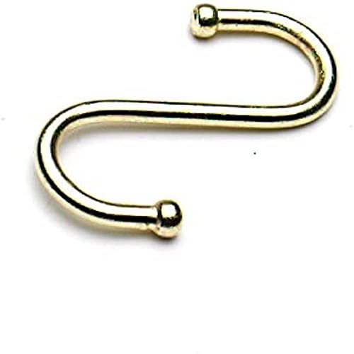Bulk Hardware BH05330 cucina s-ganci, ottone, 75 mm, set da 2 pezzi