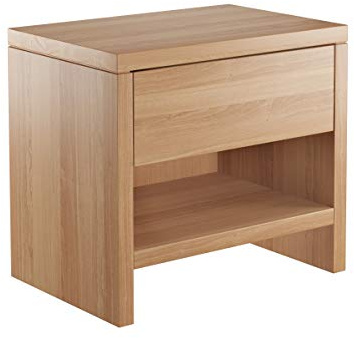 Hochwertiger Massivholz-Nachttisch Buche Nachtkonsole mit Schublade