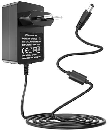Gonine 24V 0,5A 500mA Netzteil 5,5 x 2,5 mm Spitze | 100 V ~ 240V AC zu DC 24Volt 12W Konverter für Aromatherapie-Luftbefeuchter mit ätherischen Ölen