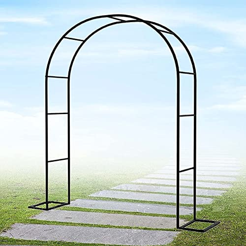 ALDYS Arche De Jardin en Acier Arceau À Roses Metal,Arche Jardin pour Rosiers Plantes Grimpantes,Arche De Mariage,Tonnelle De Jardin,Largeur 1,2M 1,4M 1,8M,2,2M 2,4M 3M 3,5M,Vert,W3.5M*H2.2M