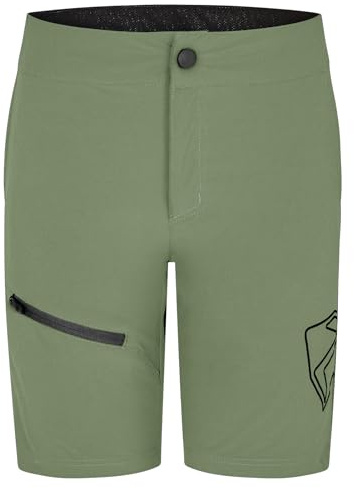 Ziener Unisex barn utomhusshorts/cykel-/vandringsbyxor – andningsbar, snabbtorkande, elastisk Natsu