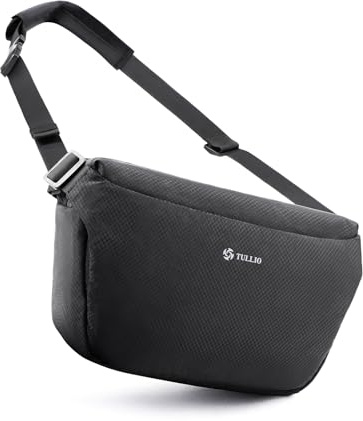 Tullio Sac bandoulière extensible pour appareil photo DLSR SLR sans miroir, étui étanche pour photographe