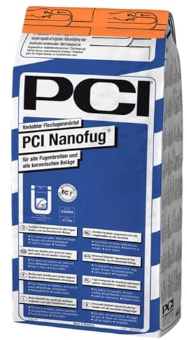 PCI Nanofug 4 kg Nr. 47 Anthrazit Variabler Flexfugenmörtel insbesondere für Steingut- und Steinzeugbeläge Sika