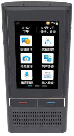 Dispositif de Traduction de Langue Hors Ligne, Gris foncé, Enregistrement Intelligent, Interprète Gris foncé pour Z6 WiFi, Accessoires Smart Clip