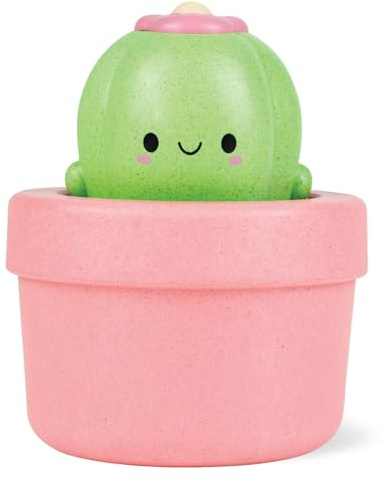 Tiger Tribe ECO Bath Pop-Up Cactus | Peekaboo Water Toy For Babies & Toddlers | Interactive Bathtime Toys | Unique Children’s Gifts | Sustainably Made with Bioplastic | Suitable From Birth +