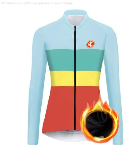 UGLY FROG 24NvZr01 2025 Damen Winter Thermisches Fahrradjacke Radtrikot Fahrradtrikot Langarm, Fahrradbekleidung T Shirt für Männer Radsport Bekleidung