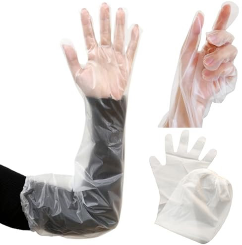 10 Pack Kitchen Gloves Food Grade Thickened Long 23.6 Inch/ 60CM Hand Protection Household Cleaning Gloves Reusable