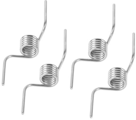 BESTOYARD 4pcs Refrigerator Door Spring Replacement for French Door Fridge Hinge Spring Repair Parts Vertical Beam Fridge Accessories for