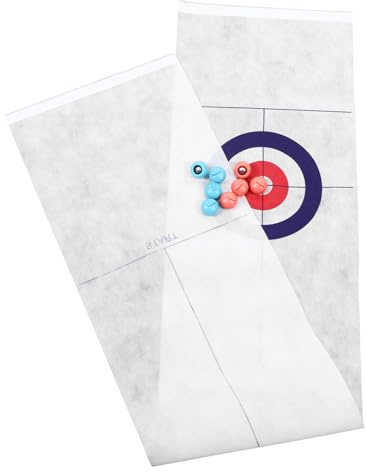 TOYANDONA Curling De Mesa para Juguete Deportivo Recreativo De Plástico para Mesa Interiores Juguete De Curling para Pequeños