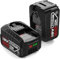 HavenHarmo 18V 5.0Ah Relacemet Battery for Garde ad Home Tool, 2 x 18V Batterie, Comatile with Boch PBA PSB PSR
