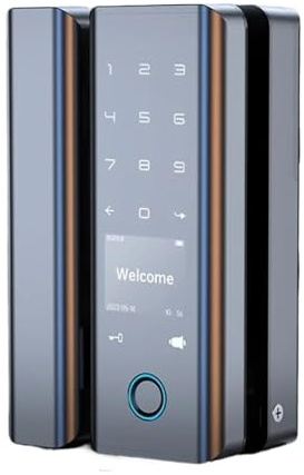 Cerradura Inteligente, Cerradura De Puerta Intelinte Tuya WIIF, Tarjeta De Contraseña Con Huella Dactilar, NFC, Llave De Aplicación, Desbloqueo Electrónico, Marco Sin Marco, Puerta Corredera De Vidrio