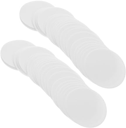 GOOHOCHY Filtros de Café Redondos Desechables de Papel Blanco 64 MM 600 Unidades para Cafeteras de Goteo Filtro de Repuesto Compatible para Hogar Oficina y Viajes