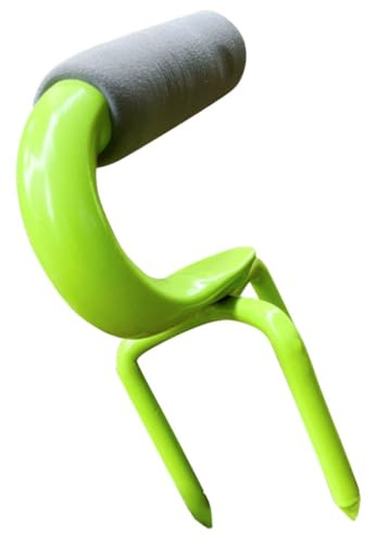 GLEAVI Râteau de Jardin en Acier, Petit Râteau à Main Ergonomique pour Ameublir et Désherber Le Sol, Outil Multifonction pour Pelouses et Plates-Bandes, Compact et Léger pour Jardinage