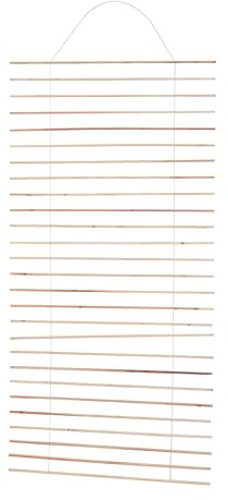 Relaxdays Wandspalier für Kletterpflanzen, 200x100 cm, Kletterhilfe Garten, Balkon, Rankspalier Sichtschutz, Holz, Natur