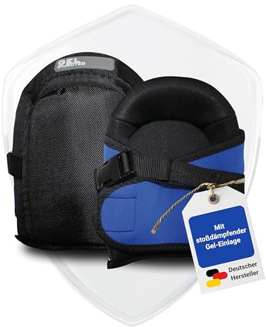 Karl Dahm Knieschoner Standard mit Gel-Einlage, 1 Paar I Bequeme Knieschützer zur Entlastung der Knie I Rutschfest, flexibel und abwaschbar I Ideal für Fliesenleger – 10187