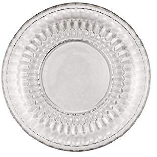 Villeroy & Boch - Boston Coloured Piatto da insalata/da dessert, piatto piano decorativo e versatile per l’uso quotidiano, cristallo, trasparente, 21 centimetri